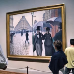 caillebottes paris street at art institute