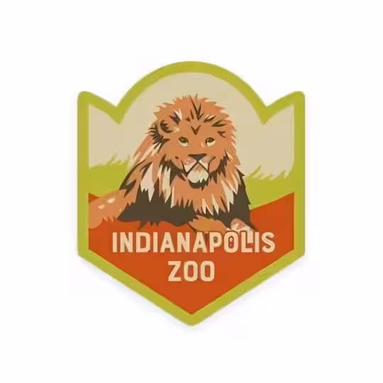 indianapolis zoo lion logo