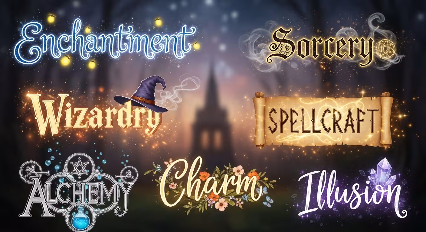 magic synonym word dictionary spell magick